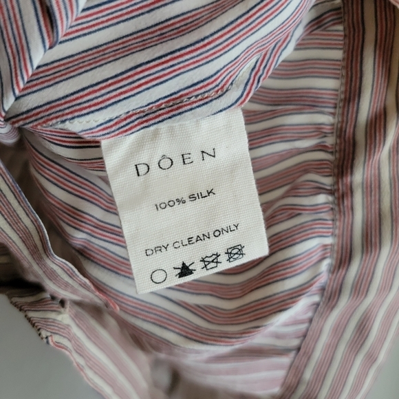 Doen Sparrow Top  in Cream Seafarer Stripe size L NWT - Picture 10 of 11